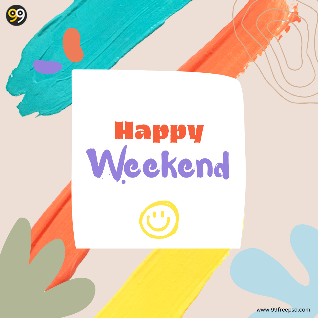 happy weekend image free download -1