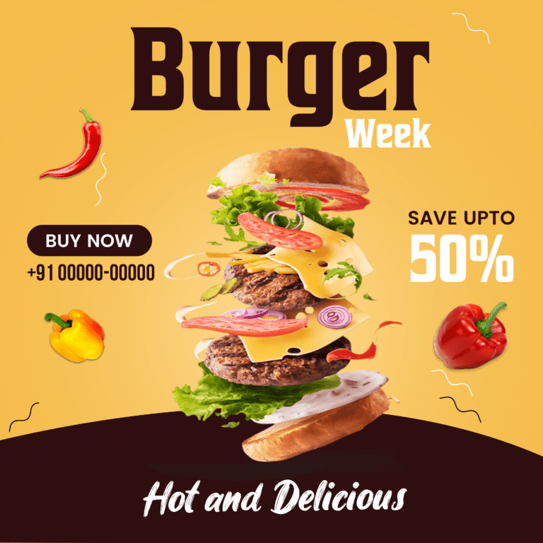 Burger-promotion-banner-Design-Instagram-Post-psd-template