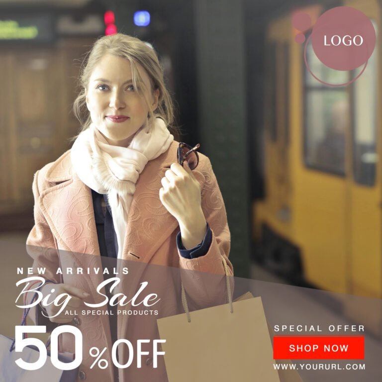 Social Media Sale Banner Design Free Download: 3