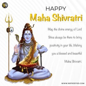 Happy Mahashivratri images 2024 and photoshop PSD template