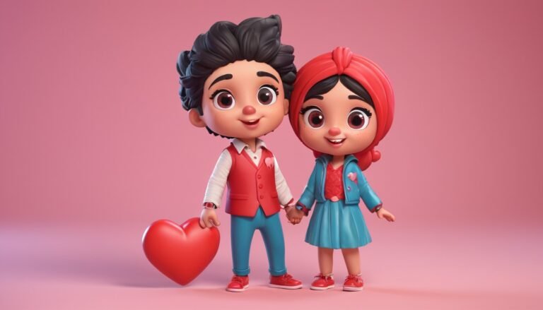 cute boy and girl love images cartoon