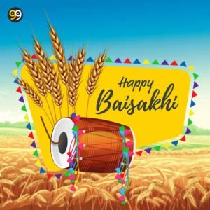 Free Premium Baisakhi celebration sikh festival greeting card