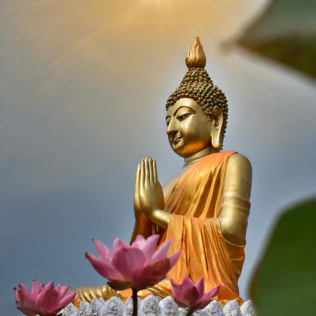 ai-buddha-image-statue-flowers-1
