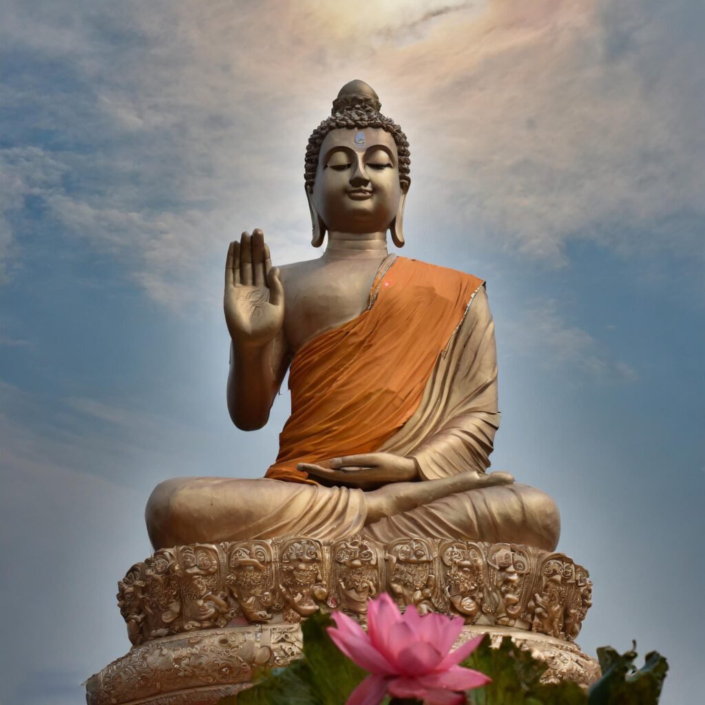 ai-buddha-image-statue-flower-3