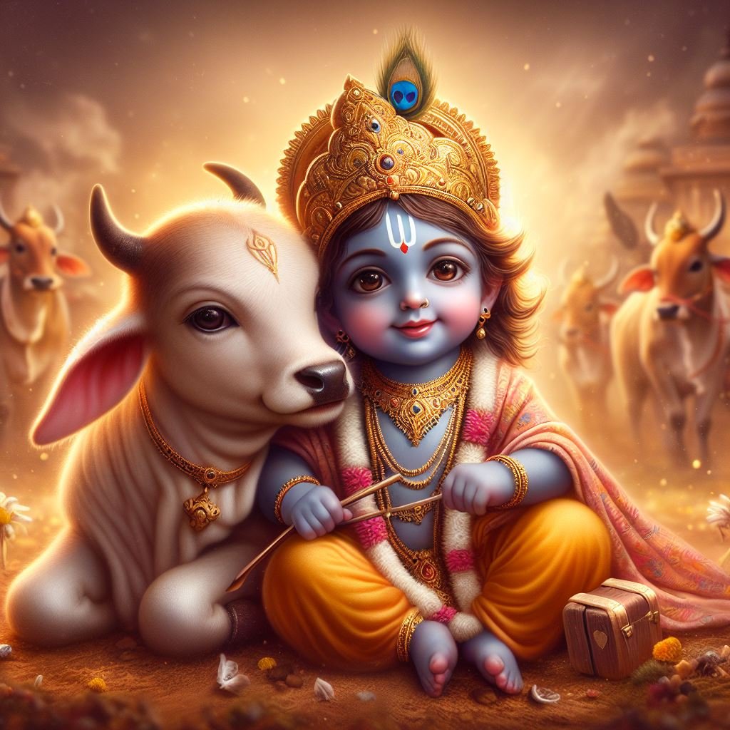 little Krishna Image Free Download-1