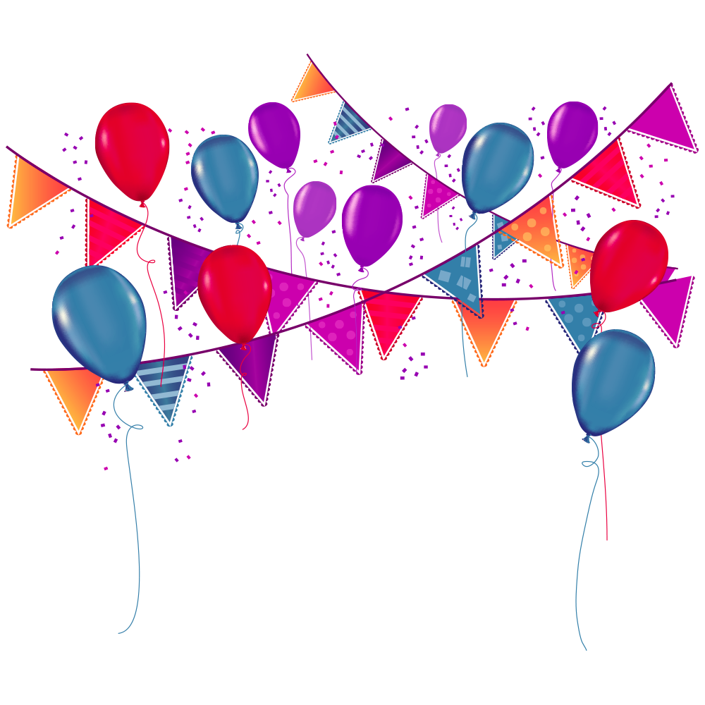 balloons_Celebrating PNG Transparent, Celebration Background, Colored, Decorations, Balloon PNG Image For Free Download