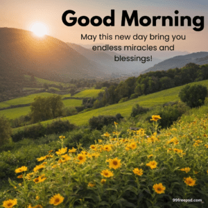 Good morning image with Nature and wishes in background : 99freepsd