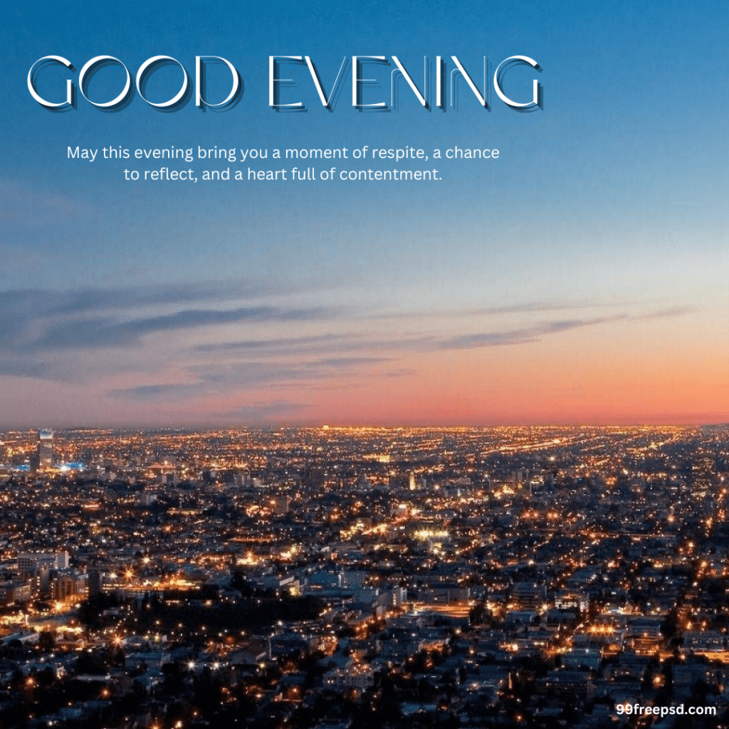 Good Evening Image Free Download