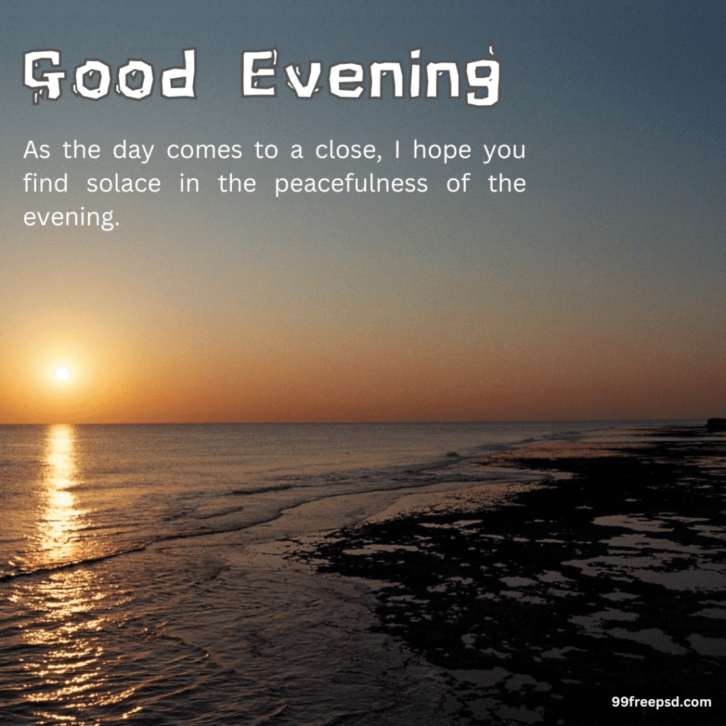 Good Evening Image Free Download 99freepsd