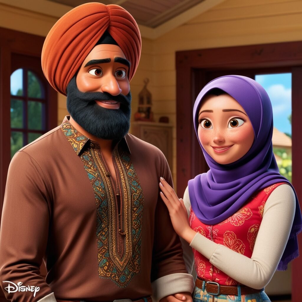 Turban Boy and Girl Love Image Free Download