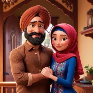 Turban Boy and Girl Love Image Free Download