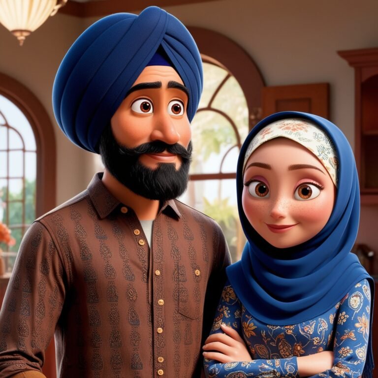 Turban Boy and Girl Love Image Free Download